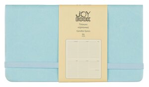 Планинг недат. 64л "Joy Book" аквамарин, карманный, иск. кожа 7Б, скругл. углы, тонир. блок, резинка, офсет, ляссе