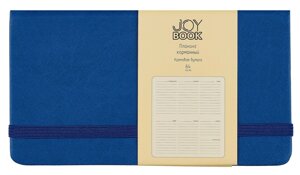 Планинг недат. 64л "Joy Book" синее озеро, карманный, иск. кожа 7Б, скругл. углы, тонир. блок, резинка, офсет, ляссе