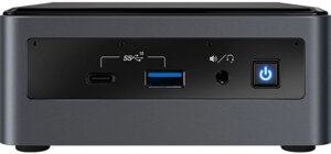Платформа intel BXNUC10I5fnhn NUC 10 performance kit, i5-10210U, 2*DDR4, 2.5" HDD/SSD, M. 2, glan, wifi, BT, HDMI, 2*USB type-C, 3*USB 3.1, no cord