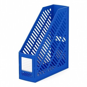 Подставка для бумаг вертикальная пластиковая ErichKrause Classic, 90мм, синий