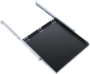 Полка для клавиатуры ЦМО ТСВ-К4 с телескопическими направляющими, регулируемая глубина 580-620 мм, черная [ ТСВ-К4 ]