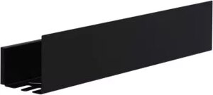 Полка Магнум 600х120х100 цв. черный матовый (274182)