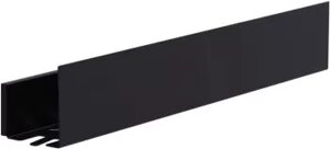Полка Магнум 700х120х100 с крючками цв. черный матовый (302221)
