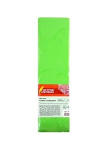 Пористая резина (фоамиран) для творчества, светло-зеленая, 50х70 см, 1 мм, остров сокровищ, 661682