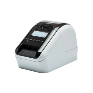 Принтер для печати наклеек Brother QL-820NWB 300 dpi, ширина печати 62 мм, скорость печати 176 мм/с (110 наклеек/сек), USB, WiFi, Ethernet, Bluetooth)