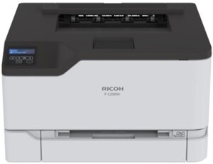 Принтер лазерный цветной Ricoh P C200W A4, 24стр/мин, 512Мб, GigaLAN, WiFi, кассета 250л, старт. картр. (750/500стр)
