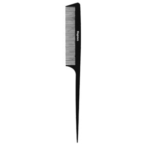 Расческа парикмахерская с пластиковым хвостиком 229*25 мм Carbon fiber