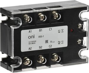 Реле IEK OSS-1-3-60-B твердотельное Oni OSS-1 трехф. 380В