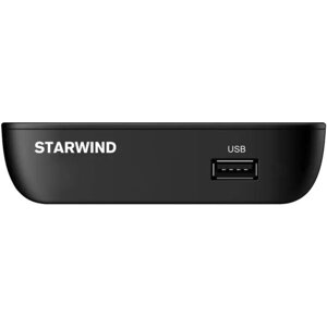 Ресивер цифровой телевизионный DVB-T2 StarWind CT-160 черный