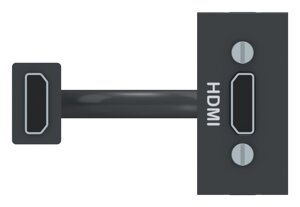 Розетка HDMI schneider electric UNICA NEW modular NU343054