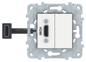 Розетка HDMI schneider electric UNICA NEW NU543018