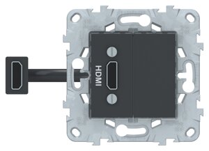 Розетка HDMI schneider electric UNICA NEW NU543054