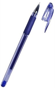 Ручка гелевая 0.7мм, синяя, CROWN