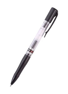 Ручка гелевая Crown, Auto Jell, автоматическая черная 0,7 мм