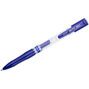 Ручка гелевая Crown, Auto Jell, автоматическая синяя 0,7 мм
