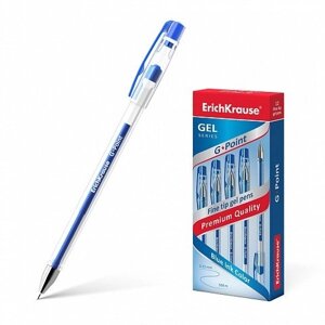 Ручка гелевая Erich Krause, G-Point, синяя