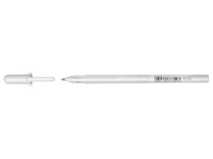 Ручка гелевая Gelly Roll белый 0,8мм средний стержень, Sakura