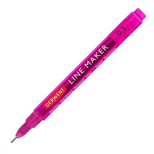 Ручка капиллярная Graphik Line Maker 0.3 розовый
