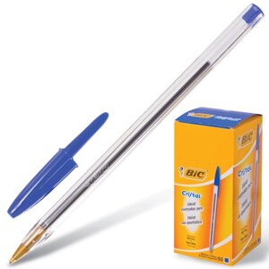Ручка шариковая Bic, Cristal, синяя