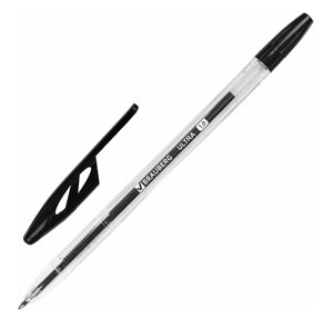 Ручка шариковая черная "ULTRA" узел 1,0мм, BRAUBERG