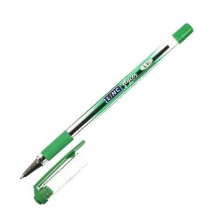 Ручка шариковая LINC Glycer 0,7 мм зеленая резиновый грип