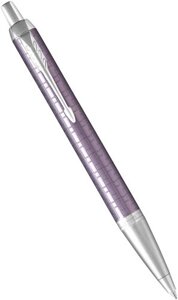 Ручка шариковая Parker, IM Premium Dark Violet CT, подарочная синяя