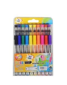 Ручки шариковые "Neon Color", 10 цв.