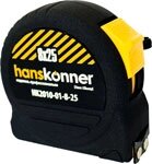 Рулетка Hanskonner HK2010-01-8-25