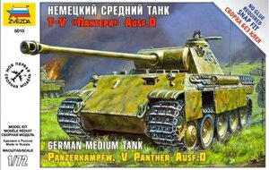 Сборная модель ЗВЕЗДА Немецкий средний танк T-V "Пантера" Ausf. D