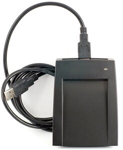 Считыватель ZKTeco CR10E настольный USB Proximity карт с частотой 125 КГц. Расстояние идентификации до 10 см. Интерфейс USB. Светодиодный индикатор и