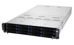 Серверная платформа 2U ASUS RS720-E10-RS12 (2*LGA4189, C621A, 32*DDR4 (3200), 8*3.5" SATA/SAS HS, 4*3.5" nvme, 2*M. 2, 9*PCIE, 1600W redundant 1+1, VGA