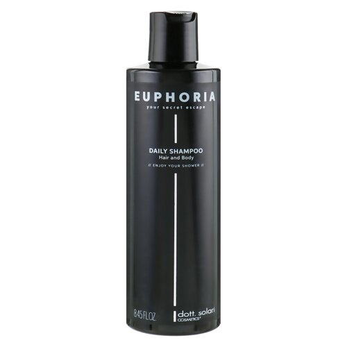 Шампунь-гель для волос и тела с черным перцем Euphoria (DS_650, 250 мл)