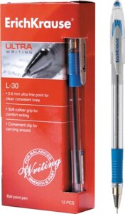 Шариковая ручка «Ultra L-30», Erich Krause, синяя