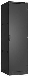 Шкаф напольный 19", 42U TLK TFM-426080-MMMM-BK промышленный, цельнометаллические двери, степень защиты IP54, Ш600хВ2070хГ800мм, черный