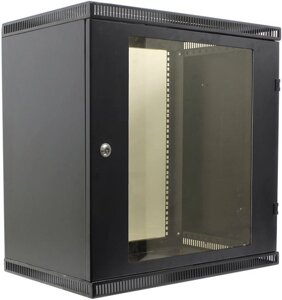 Шкаф настенный 19", 12U NT WALLBOX LIGHT 12-66 B 176975 черный, 600*650, дверь стекло-металл