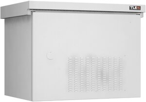 Шкаф настенный 19", 9U TLK TWK-098256-M-GY-KIT01 климатический, Lite, IP55, Ш821хВ615хГ566 мм, цвет серый, муар, RAL 7035 (комплектация: монтажные нап