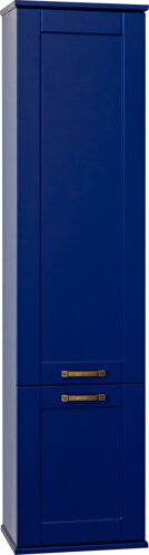 Шкаф-пенал подвесной Sanflor Ванесса 34 левый синий