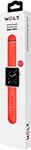 Силиконовый браслет W. O. L. T. для Apple Watch 38 мм, красный