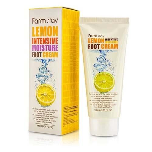 Смягчающий крем для ног с экстрактом лимона