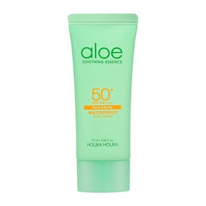 Солнцезащитный крем с алоэ Aloe Waterproof Sun Cream SPF 50+ PA