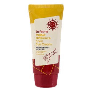 Солнцезащитный крем SPF 50+ Visible Difference Snail Sun Cream