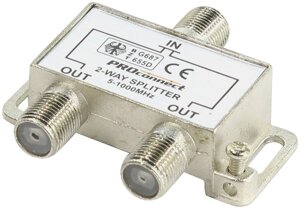 Сплиттер PROconnect 05-6021 ТВ х 2 под F разъём 5-1000 МГц