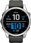 Спортивные часы Garmin Fenix 7S Silver с серым ремешком (010-02539-01)