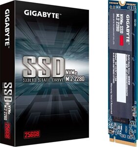 SSD накопитель gigabyte M. 2 256 гб pcie 3D TLC (GP-GSM2ne3256GNTD)