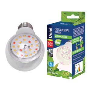 Светодиодная лампа для растений Uniel A60 10W E27 UL-00007404