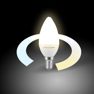 Светодиодная лампа Elektrostandard Свеча 5W 500Lm 3300K/4200K/6500K E14 BLE1438 4690389174216
