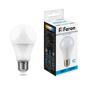 Светодиодная лампа Feron 10W 800Lm 6400K E27 25459
