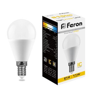 Светодиодная лампа Feron 11W 915Lm 2700K E14 25946