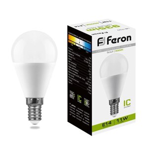 Светодиодная лампа Feron 11W 935Lm 4000K E14 25947