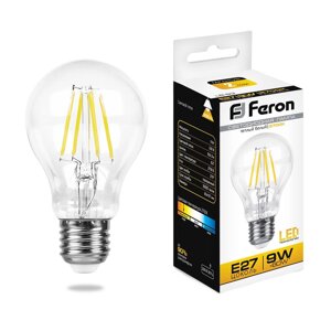 Светодиодная лампа Feron 9W 930Lm 2700K E27 25631